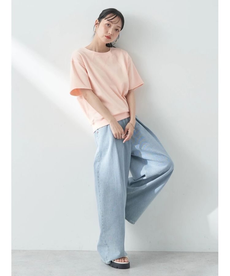 earth music&ecology「デザインネックウラケプルオーバー」|Tシャツ・カットソー|