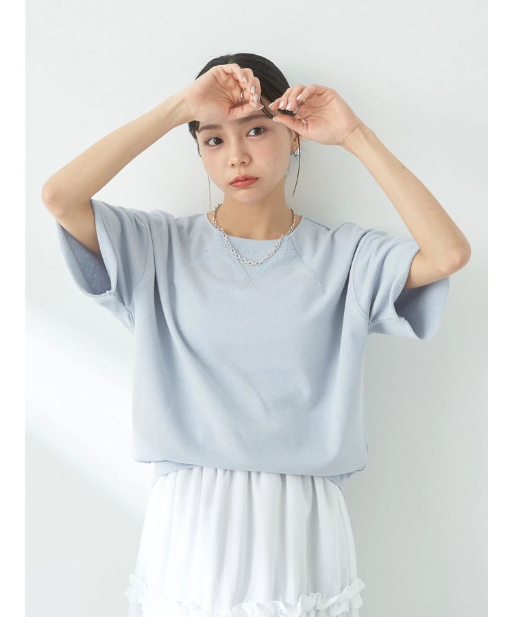 earth music&ecology「デザインネックウラケプルオーバー」|Tシャツ・カットソー|