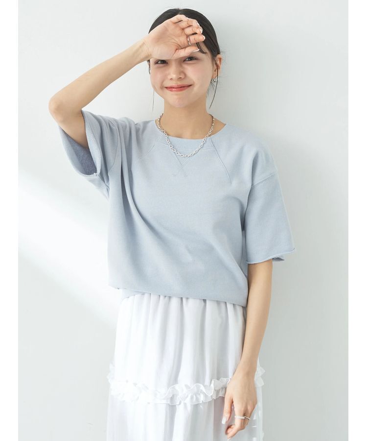 earth music&ecology「デザインネックウラケプルオーバー」|Tシャツ・カットソー|Sax