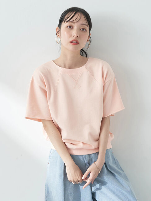 earth music&ecology「デザインネックウラケプルオーバー」|Tシャツ・カットソー|