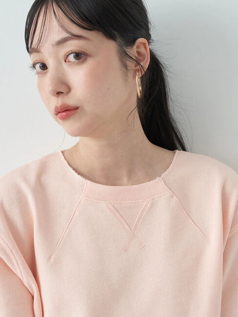 earth music&ecology「デザインネックウラケプルオーバー」|Tシャツ・カットソー|