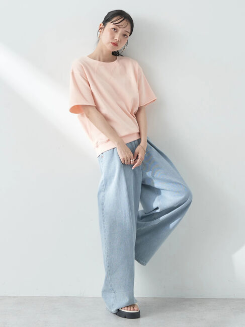 earth music&ecology「デザインネックウラケプルオーバー」|Tシャツ・カットソー|