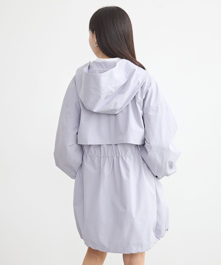 earth music&ecology「ドロストミドル丈パーカー」|ブルゾン・スタジャン|