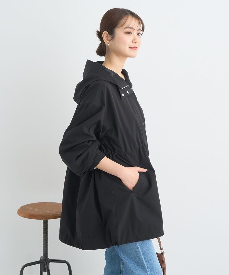 earth music&ecology「ドロストミドル丈パーカー」|ブルゾン・スタジャン|