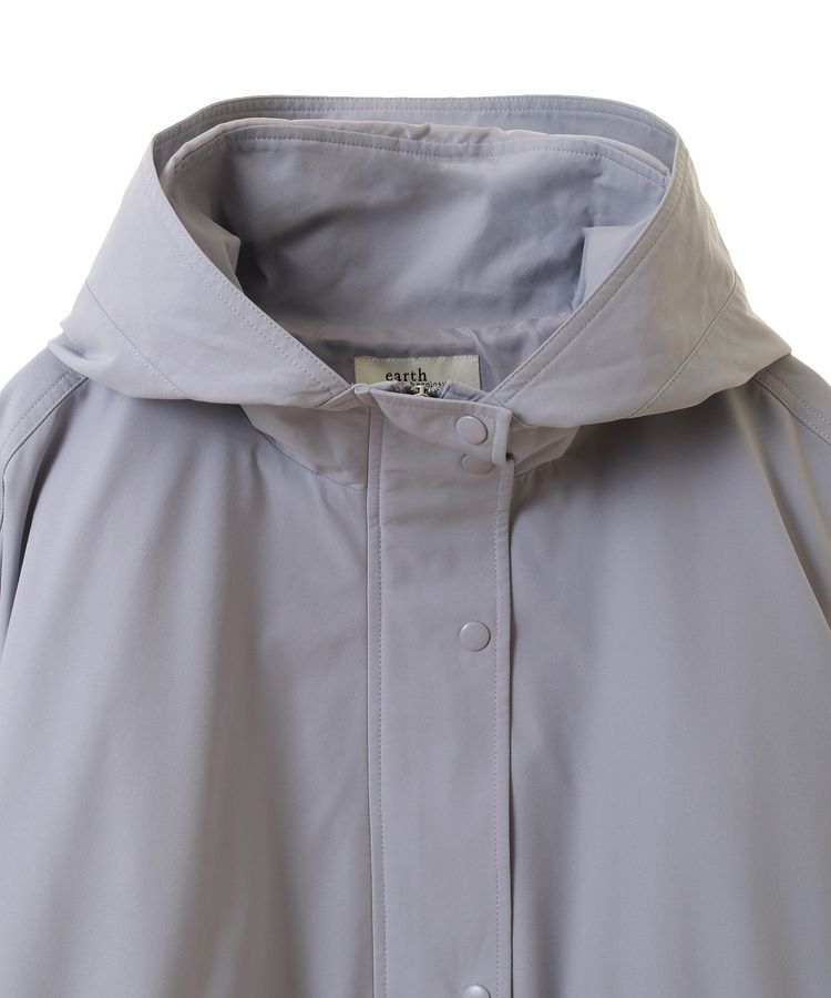 earth music&ecology「ドロストミドル丈パーカー」|ブルゾン・スタジャン|