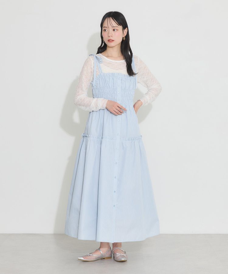 earth music&ecology「シアーレースプルオーバー」|Tシャツ・カットソー|