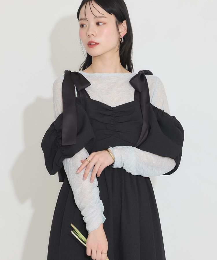 earth music&ecology「シアーレースプルオーバー」|Tシャツ・カットソー|