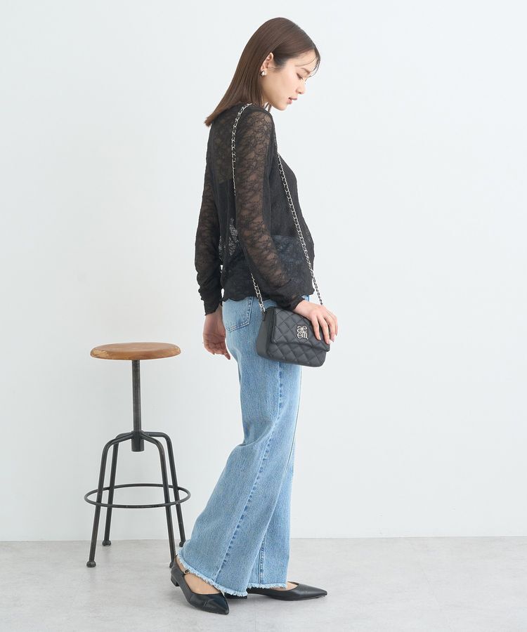 earth music&ecology「シアーレースプルオーバー」|Tシャツ・カットソー|