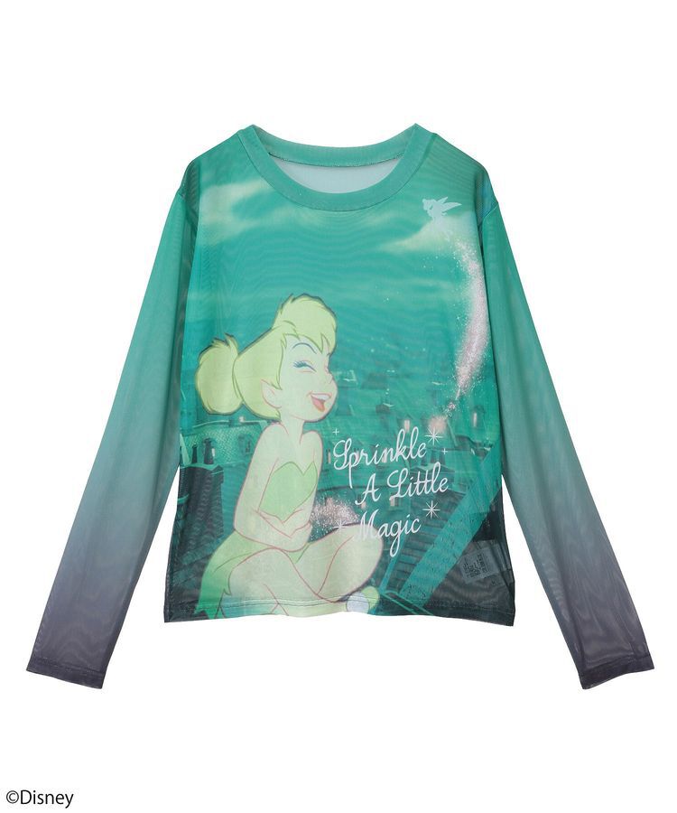 earth music&ecology「Tinker Bell/グラフィックシアープルオーバー」|Tシャツ・カットソー|