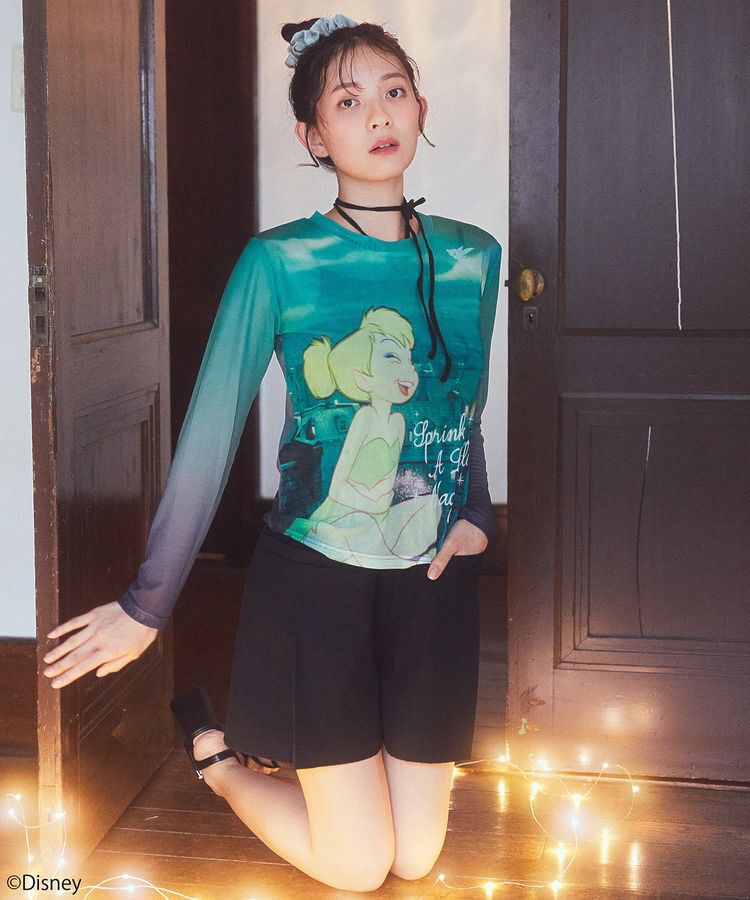 earth music&ecology「Tinker Bell/グラフィックシアープルオーバー」|Tシャツ・カットソー|