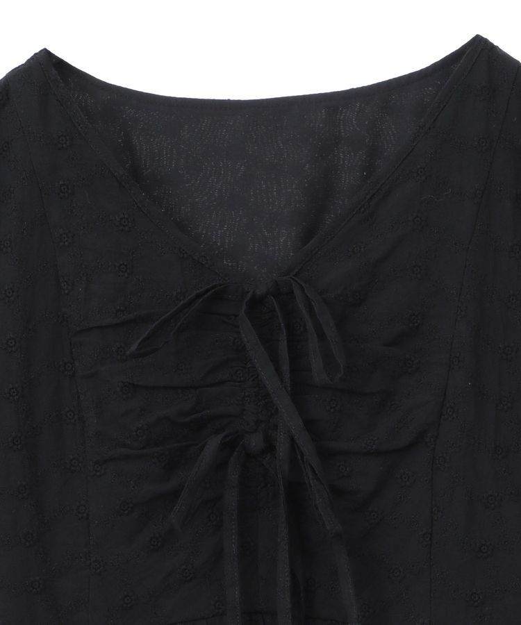 earth music&ecology「花柄刺繍フレアワンピース」|ワンピース|