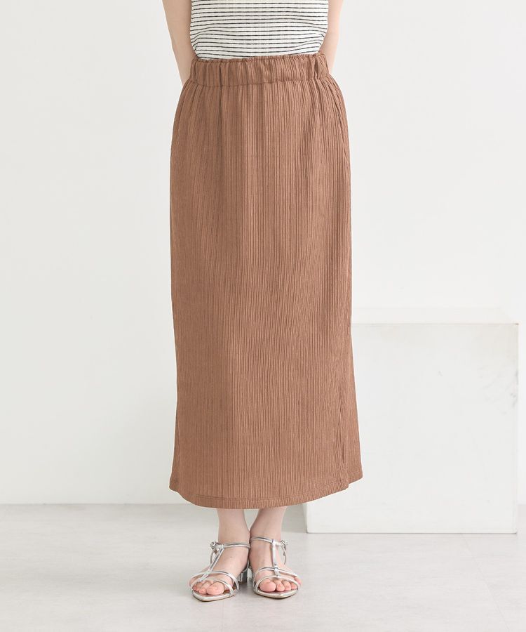 earth music&ecology「選べる丈カットナロースカート」|タイト|