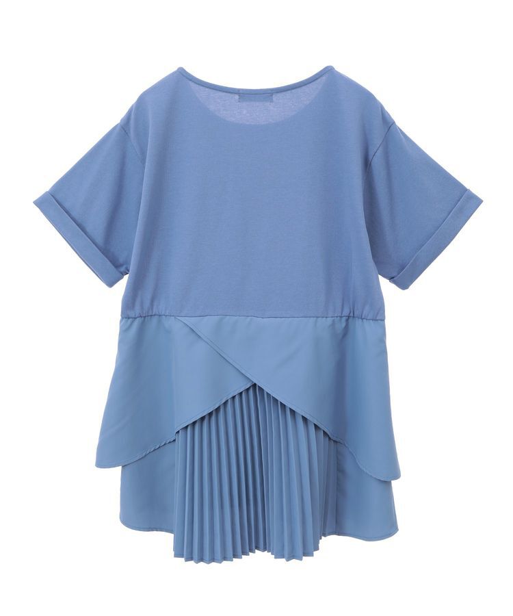 earth music&ecology「異素材バックプリーツチュニック」|チュニック|