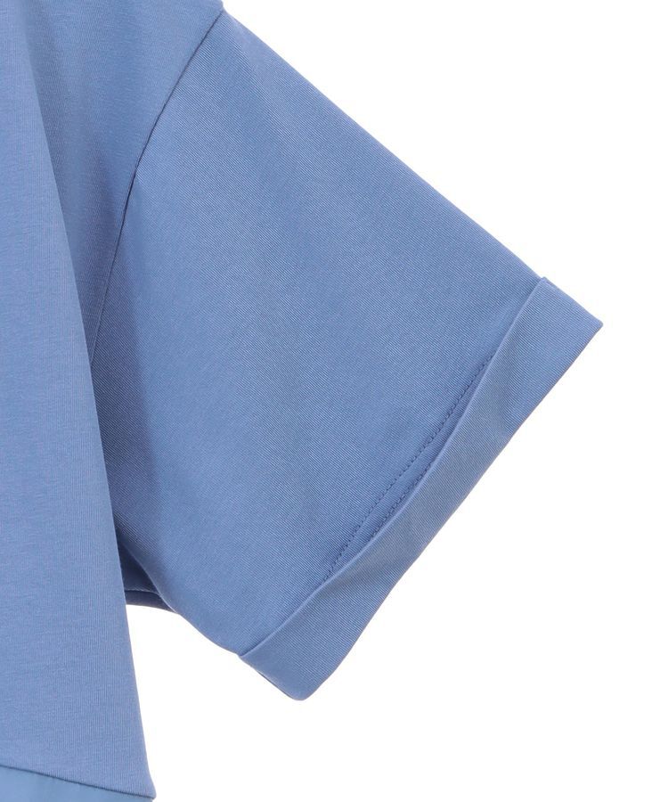 earth music&ecology「異素材バックプリーツチュニック」|チュニック|