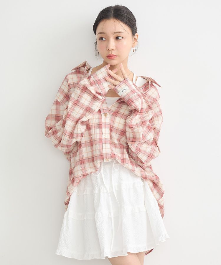 earth music&ecology「アソートオーバーシャツ」|シャツ・ブラウス|