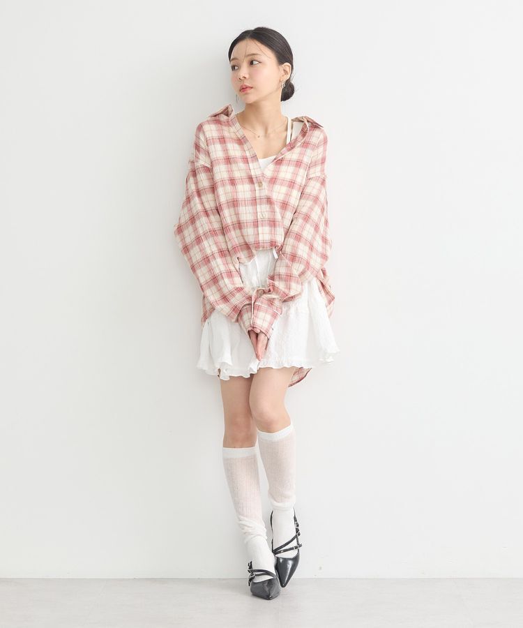 earth music&ecology「アソートオーバーシャツ」|シャツ・ブラウス|