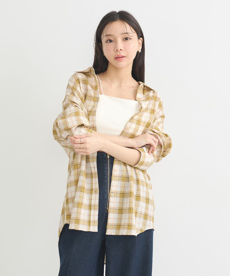 earth music&ecology「アソートオーバーシャツ」|シャツ・ブラウス|