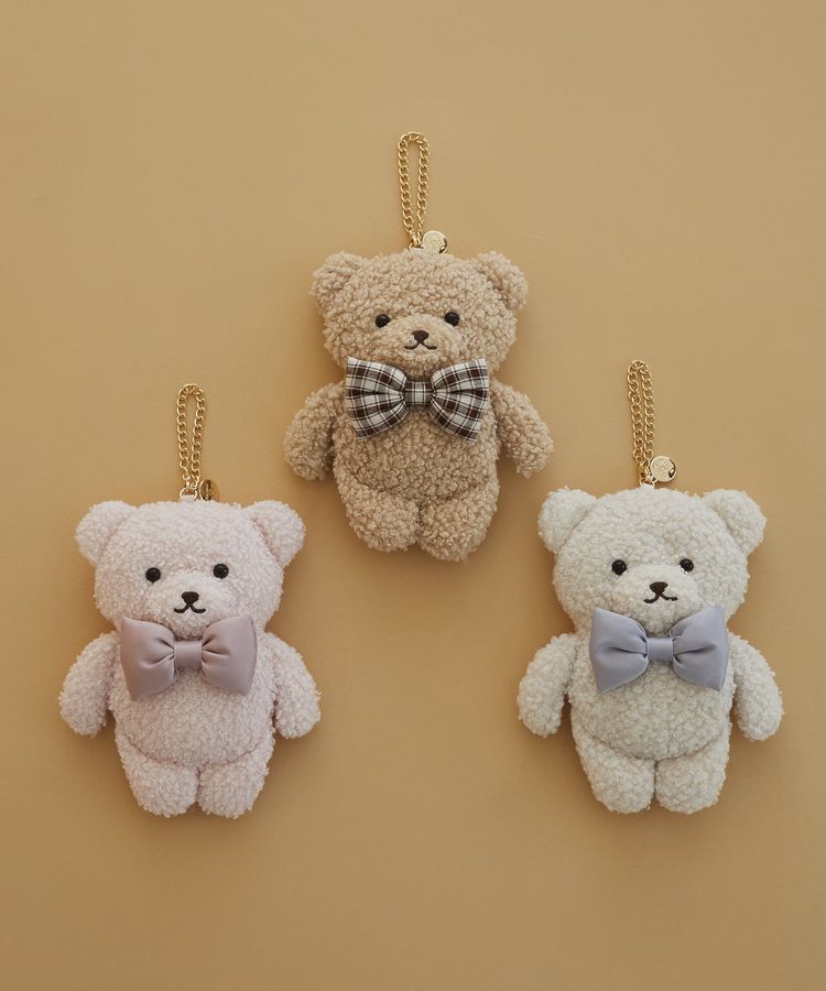 Maison de FLEUR「【限定カラーあり】リボンベアパスケース」|財布|