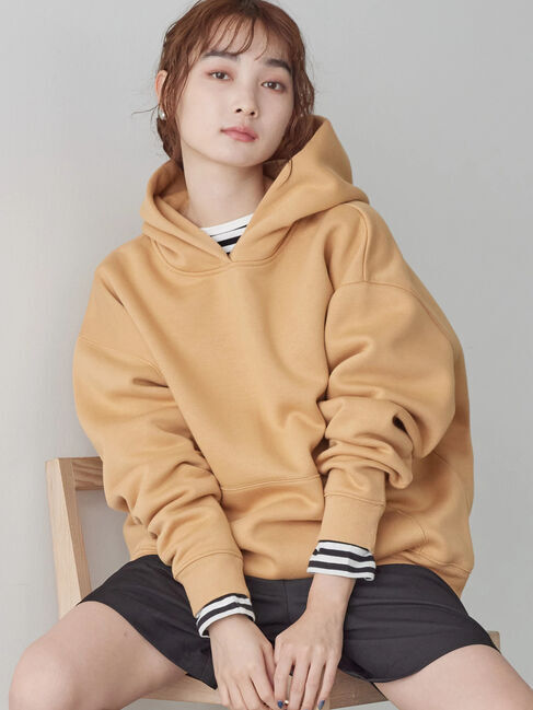  「フワフワ裏起毛パーカースウェット」|Tシャツ・カットソー|