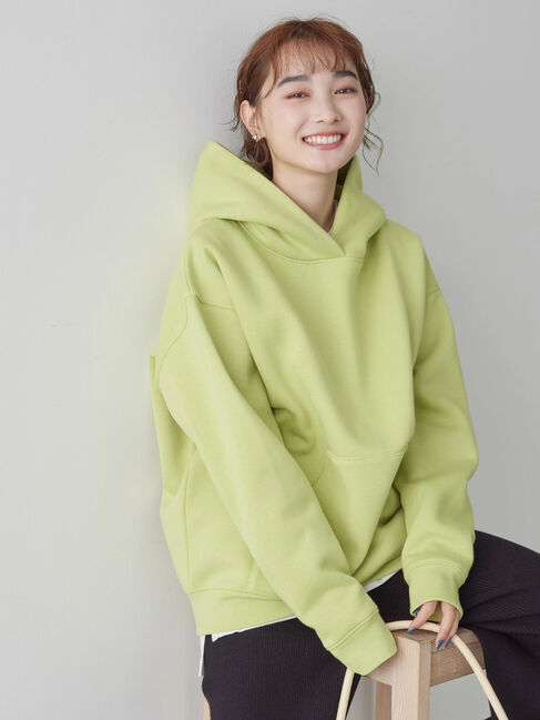  「フワフワ裏起毛パーカースウェット」|Tシャツ・カットソー|イエロー