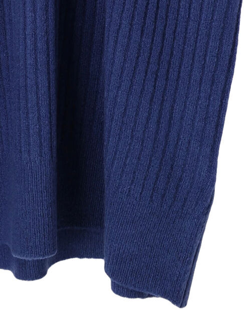  「抜け衿Vネックワイドリブワンピース」|ワンピース|