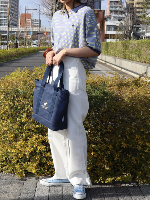  「B.H POLO CLUB キャンバストートBAG」|ハンドバッグ|
