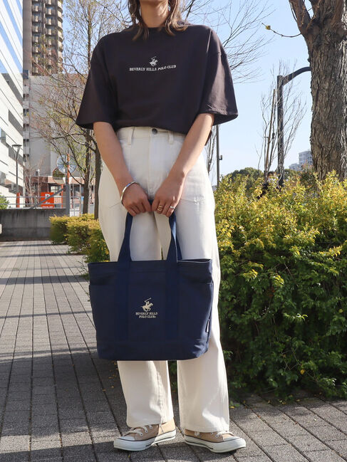  「B.H POLO CLUB キャンバストートBAG」|ハンドバッグ|