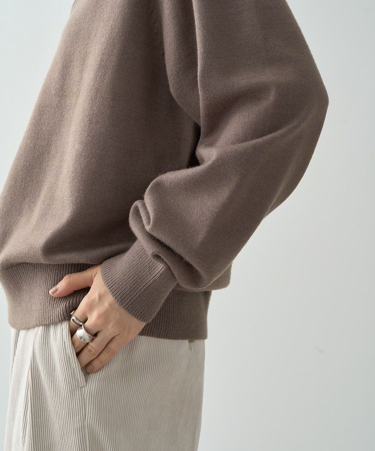 AMERICAN HOLIC「バイパチカフタンネックラグランニットプルオーバー」|ニット・セーター|