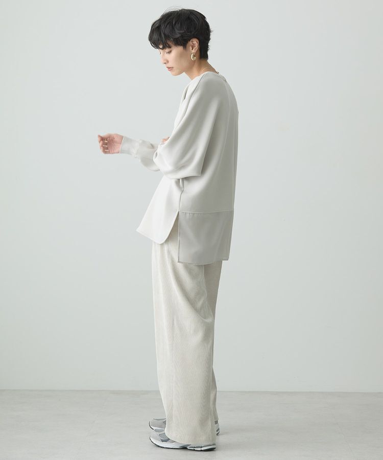 AMERICAN HOLIC「ドルマン異素材ポンチプルオーバー」|Tシャツ・カットソー|