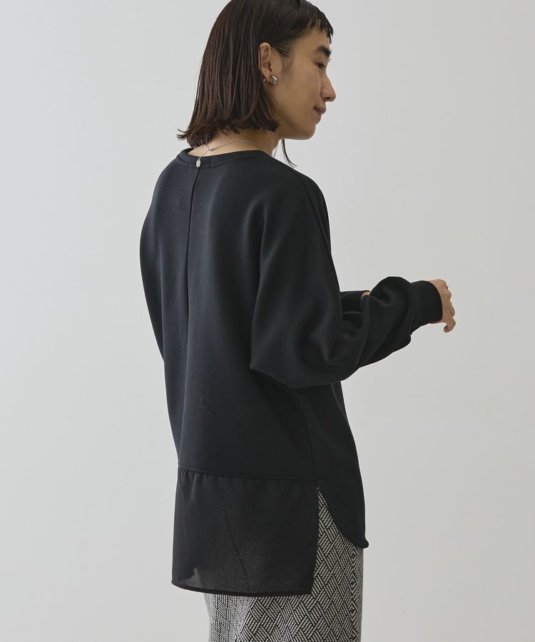 AMERICAN HOLIC「ドルマン異素材ポンチプルオーバー」|Tシャツ・カットソー|