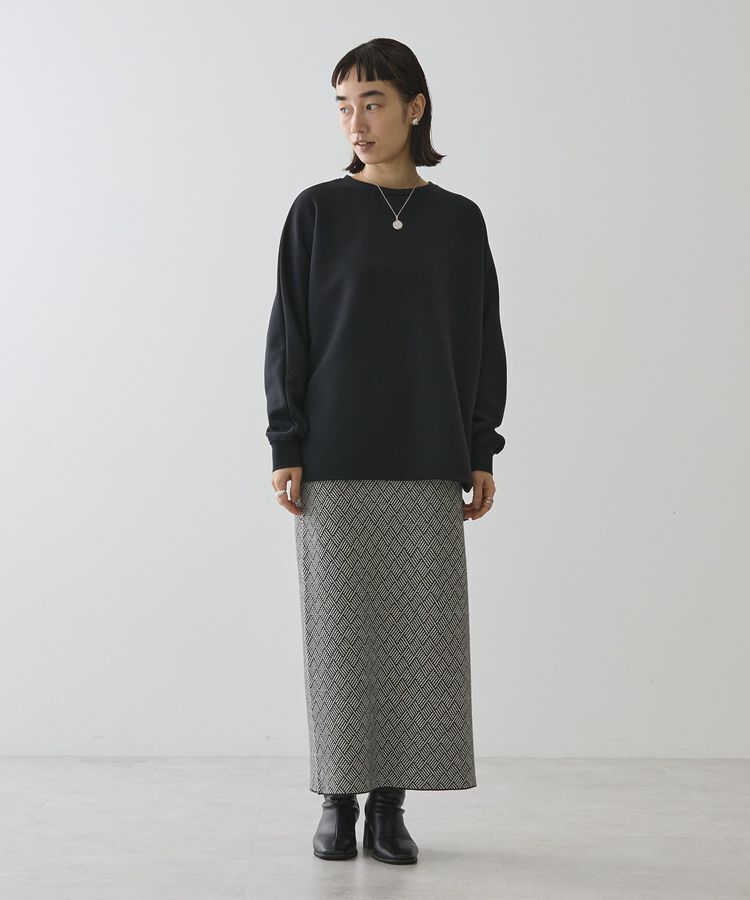 AMERICAN HOLIC「ドルマン異素材ポンチプルオーバー」|Tシャツ・カットソー|