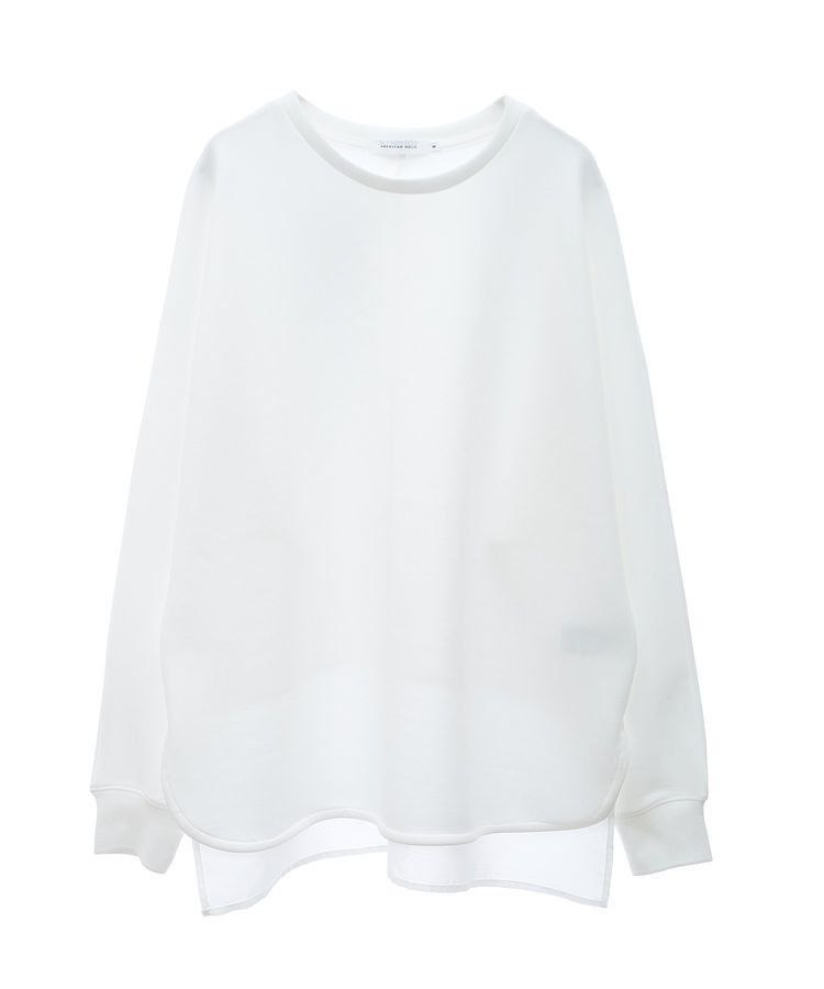 AMERICAN HOLIC「ドルマン異素材ポンチプルオーバー」|Tシャツ・カットソー|