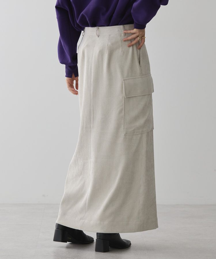 AMERICAN HOLIC「コーデュロイサイドポケットタイトスカート」|タイト|