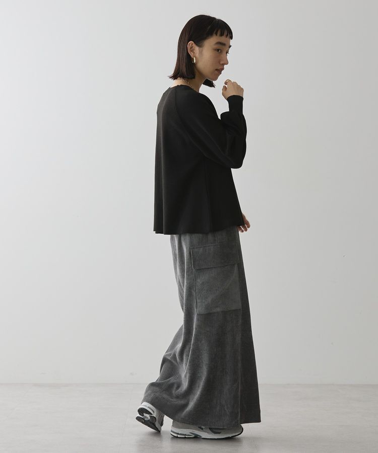 AMERICAN HOLIC「コーデュロイサイドポケットタイトスカート」|タイト|