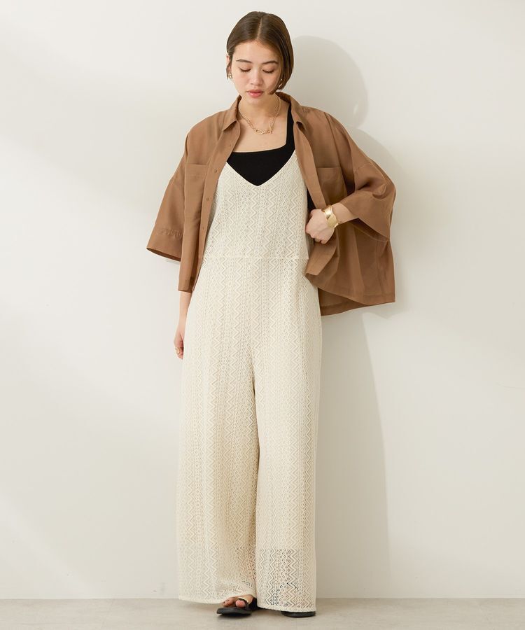 AMERICAN HOLIC「レースキャミサロペット【WEB限定カラー有り】」|オールインワン|