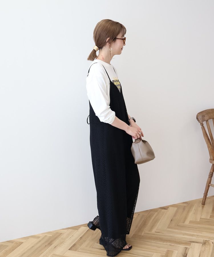 AMERICAN HOLIC「レースキャミサロペット【WEB限定カラー有り】」|オールインワン|