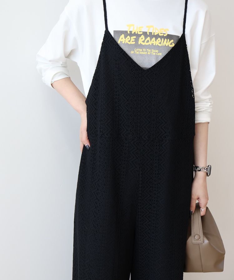 AMERICAN HOLIC「レースキャミサロペット【WEB限定カラー有り】」|オールインワン|