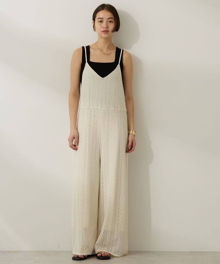 AMERICAN HOLIC「レースキャミサロペット【WEB限定カラー有り】」|オールインワン|