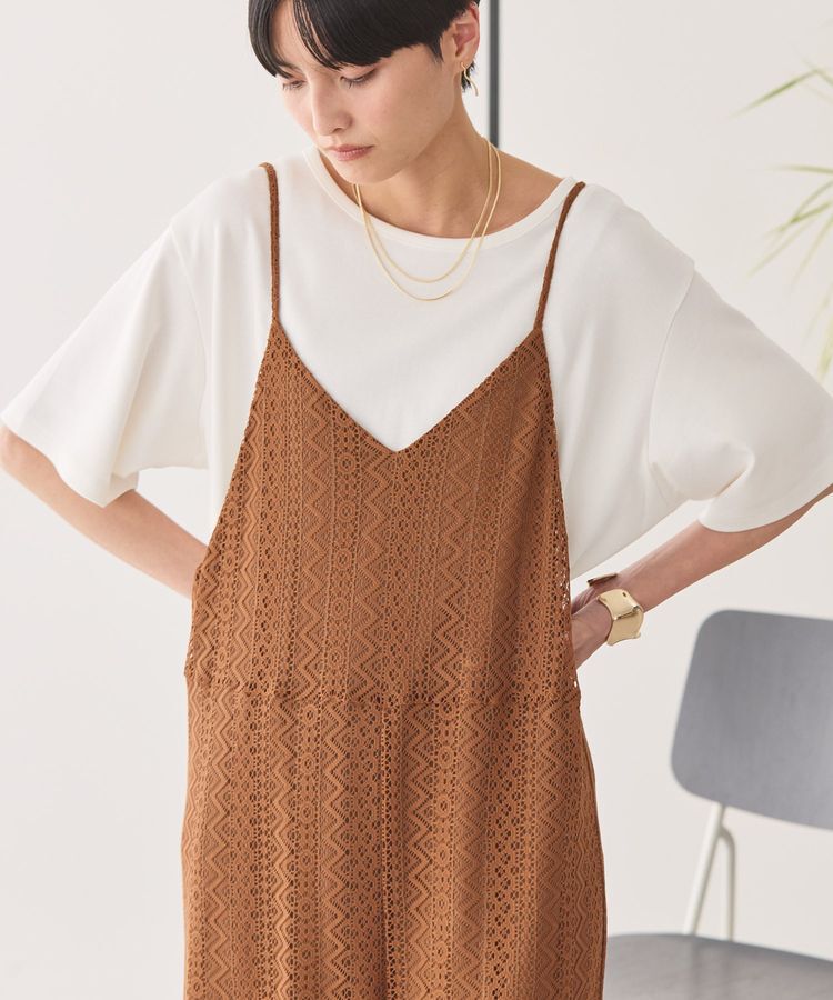 AMERICAN HOLIC「レースキャミサロペット【WEB限定カラー有り】」|オールインワン|