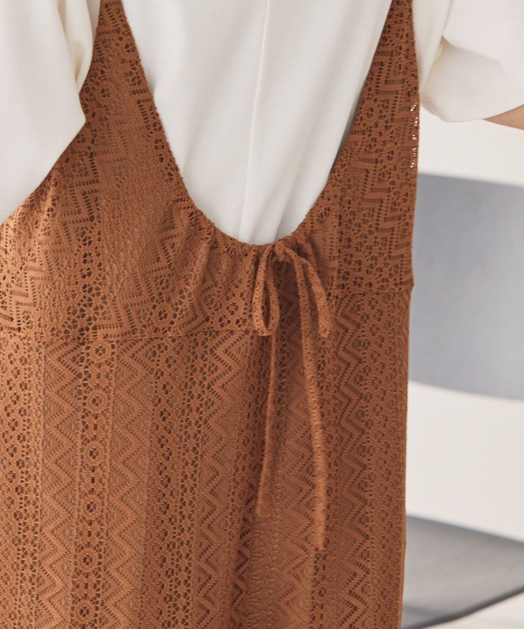 AMERICAN HOLIC「レースキャミサロペット【WEB限定カラー有り】」|オールインワン|