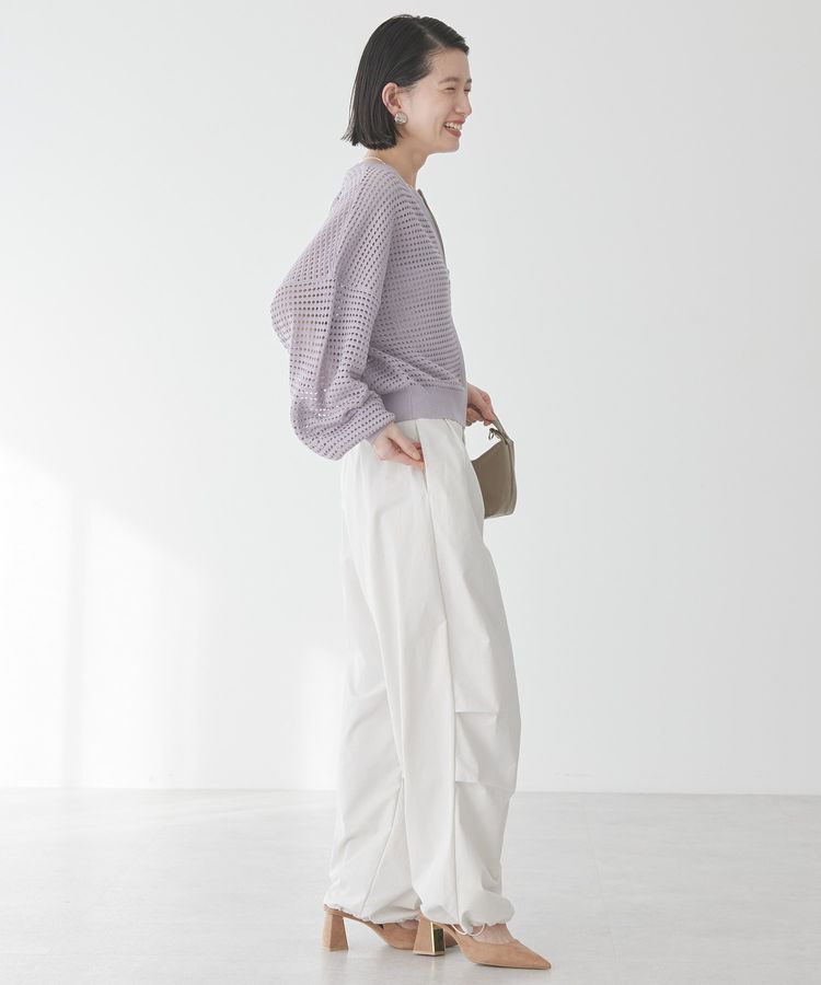 AMERICAN HOLIC「ジップアップメッシュニットカーディガン」|カーディガン|