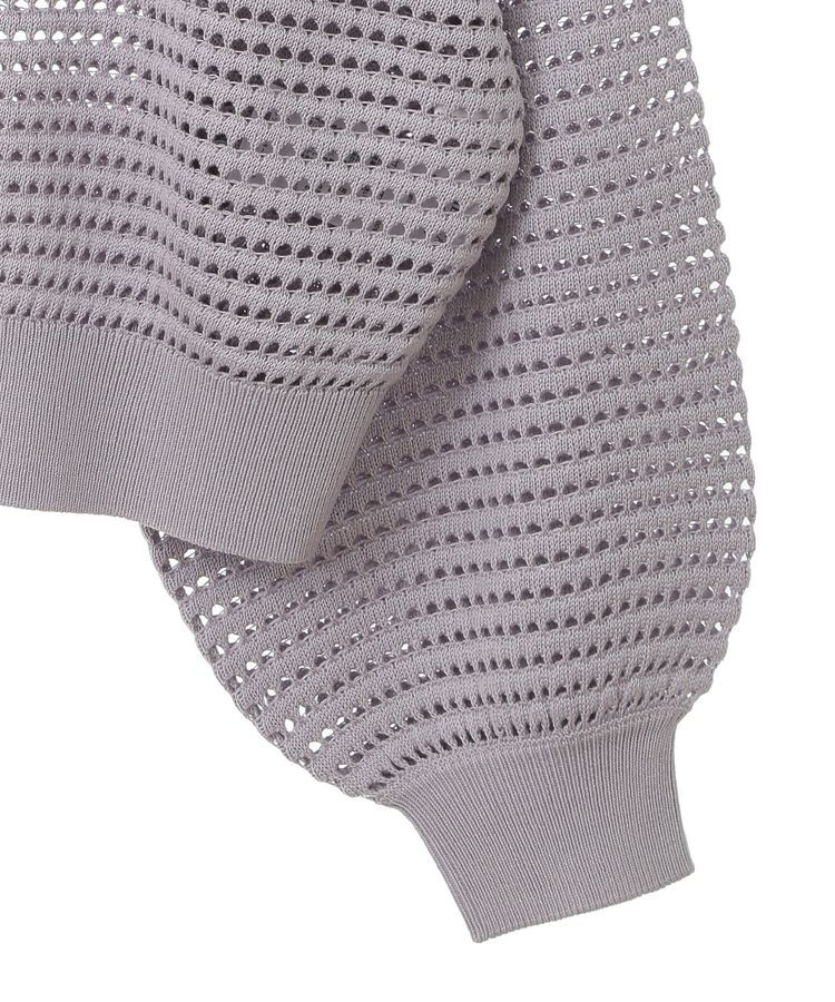 AMERICAN HOLIC「ジップアップメッシュニットカーディガン」|カーディガン|