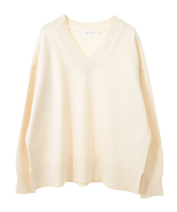 AMERICAN HOLIC「Vネックニットプルオーバー」|ニット・セーター|