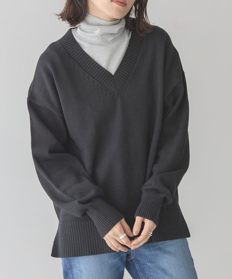 AMERICAN HOLIC「Vネックニットプルオーバー」|ニット・セーター|