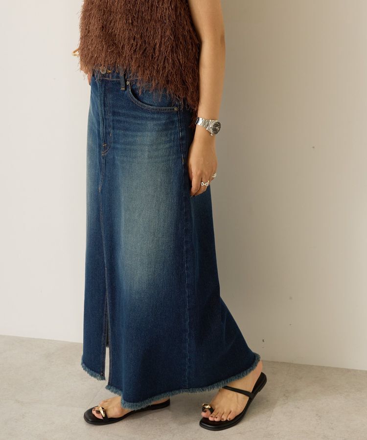 AMERICAN HOLIC「デニムAラインスカート」|スカート|Indigo