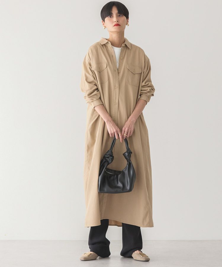 AMERICAN HOLIC「Wポケットシャツワンピース」|ワンピース|