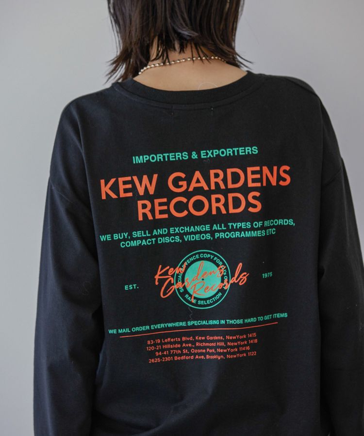 AMERICAN HOLIC「RECORDSロングTシャツ/チュニック」|Tシャツ・カットソー|