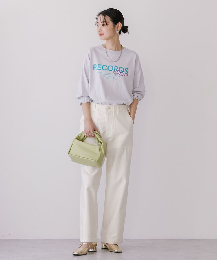 AMERICAN HOLIC「RECORDSロングTシャツ/チュニック」|Tシャツ・カットソー|