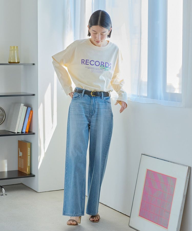 AMERICAN HOLIC「RECORDSロングTシャツ/チュニック」|Tシャツ・カットソー|