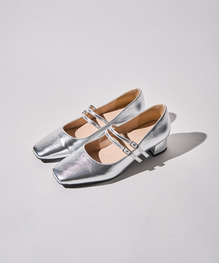 AMERICAN HOLIC「ダブルストラップメリージェーン」|パンプス|Silver